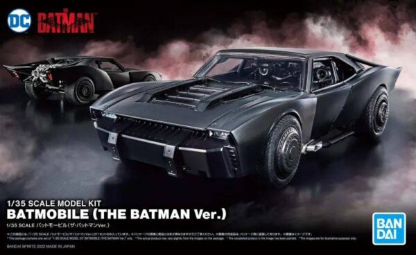 万代“1/35 SCALE 蝙蝠车（蝙蝠侠2022 Ver.）”组装模型 新版重磅登场