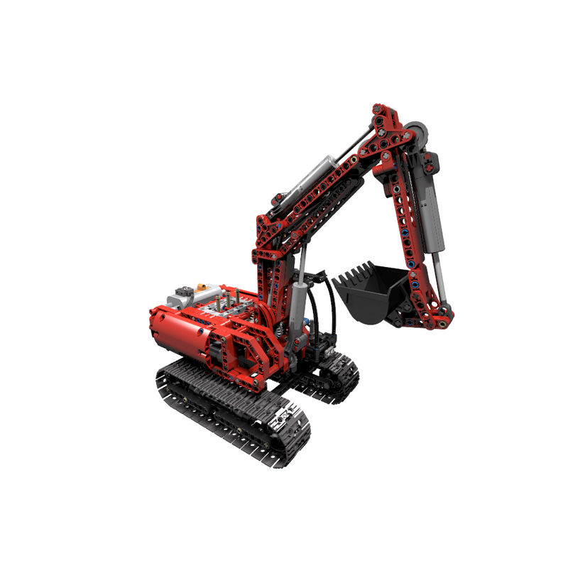 红色挖掘机 Red Excavator -1
