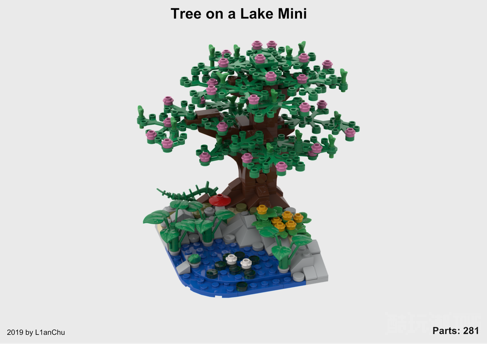 湖上的树 迷你版 Tree on a Lake Mini -1