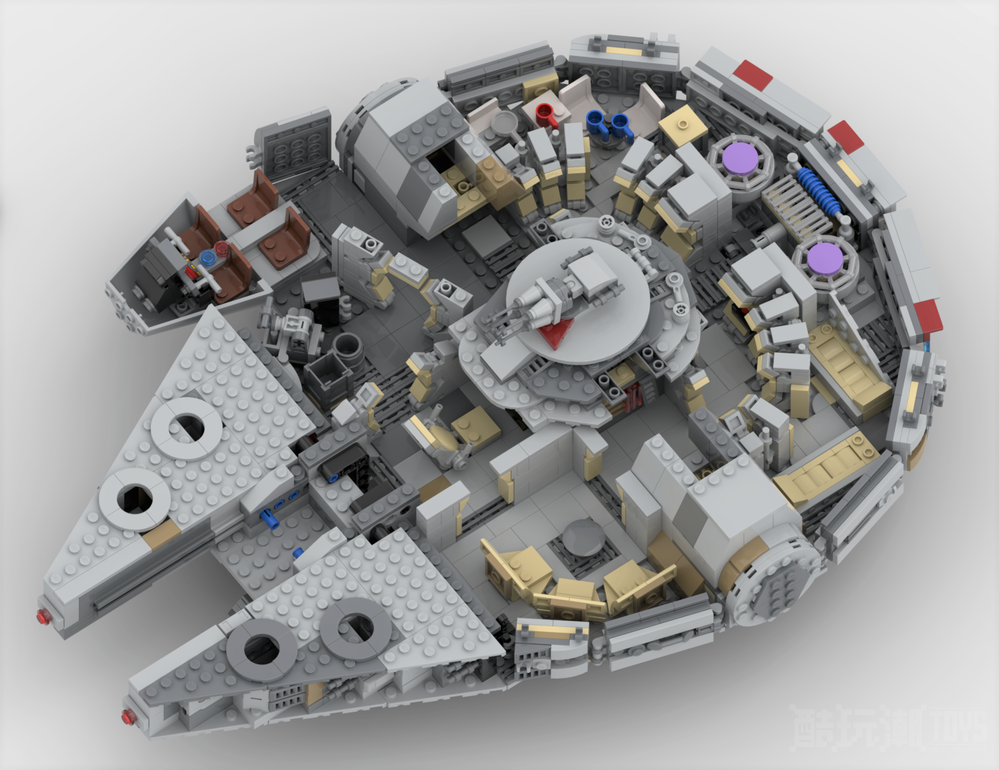 千年隼75257 MOD Millennium Falcon 75257 MOD -1