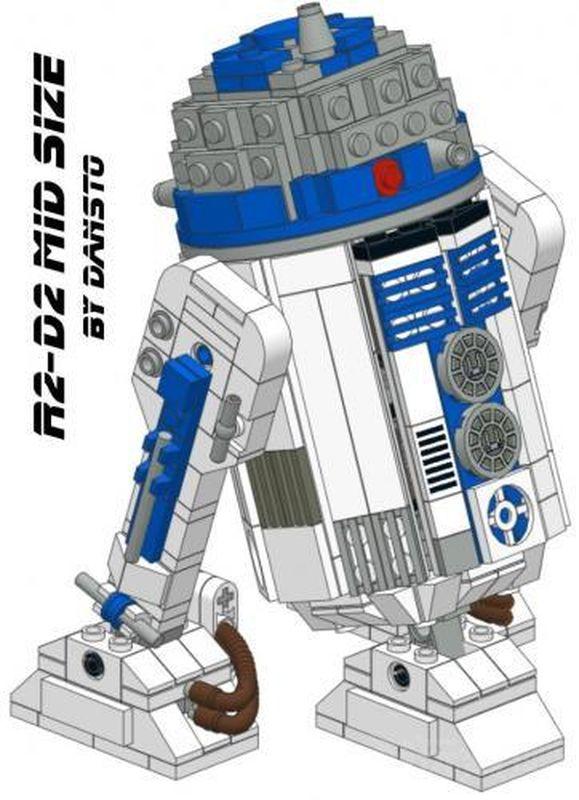 R2-D2 中型尺寸 R2-D2 mid size -1