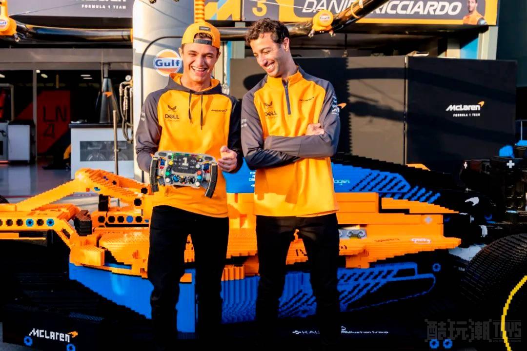 真人大小乐高机械组42141迈凯伦一级方程式赛车出现在澳大利亚大奖赛现场 -1