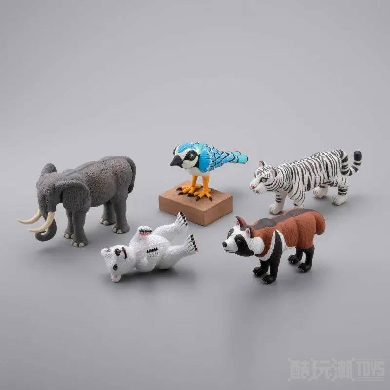 海洋堂 ART PROJECT 系列【三沢厚彦 ANIMALS FIGURE COLLECTION】盒玩 表现出细腻木雕质感 -1