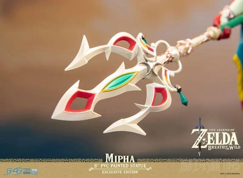 温柔坚强的卓拉族公主！First 4 Figures《塞尔达传说旷野之息》米法 MIPHA 9吋PVC立体人形 -1