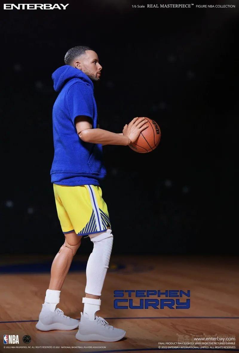 ENTERBAY NBA系列 Real Masterpiece 史蒂芬库里 Stephen Curry 1/6比例 立体可动人形 -1