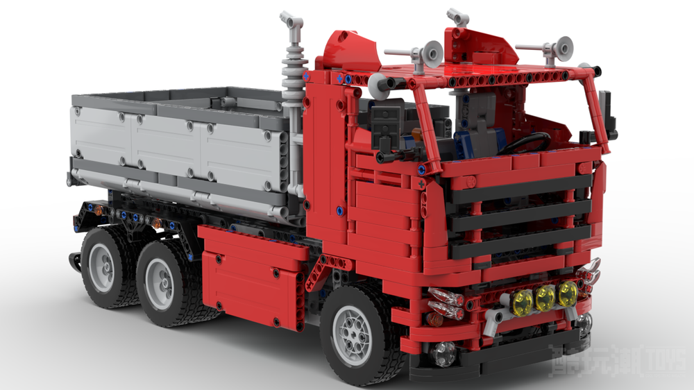 红色遥控翻斗车RC Red Dump Truck -1