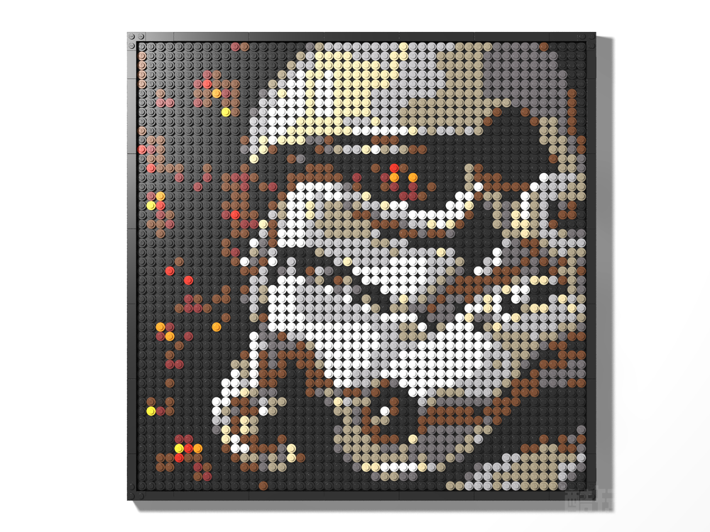 暴风战士马赛克艺术Stormtrooper Mosaic Art -1