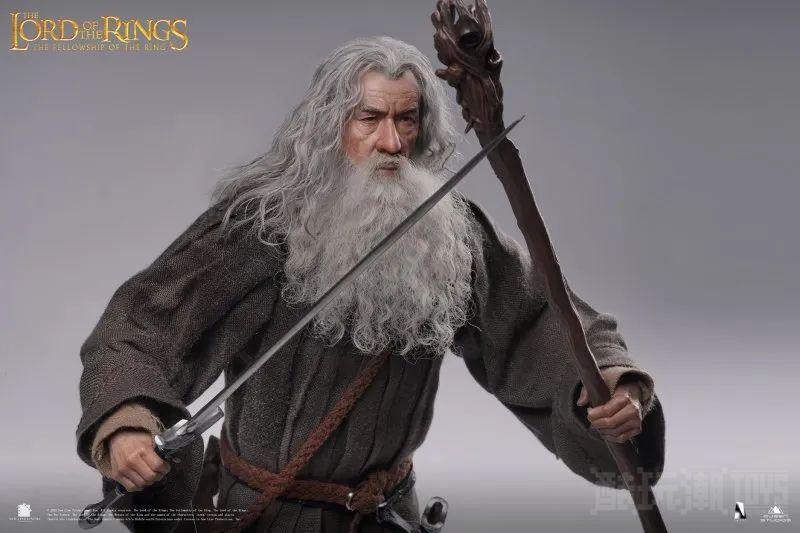 Queen Studios INART《魔戒》甘道夫（Gandalf）1/6 比例收藏级人偶 传神再现灰袍圣徒面容！ -1