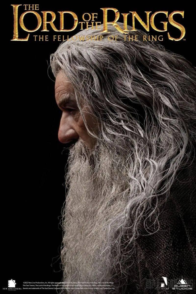 Queen Studios INART《魔戒》甘道夫（Gandalf）1/6 比例收藏级人偶 传神再现灰袍圣徒面容！ -1