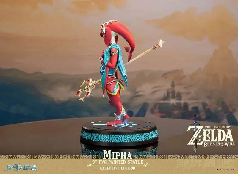 温柔坚强的卓拉族公主！First 4 Figures《塞尔达传说旷野之息》米法 MIPHA 9吋PVC立体人形 -1