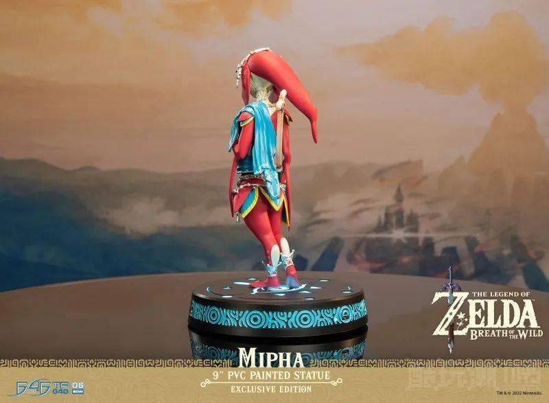 温柔坚强的卓拉族公主！First 4 Figures《塞尔达传说旷野之息》米法 MIPHA 9吋PVC立体人形 -1