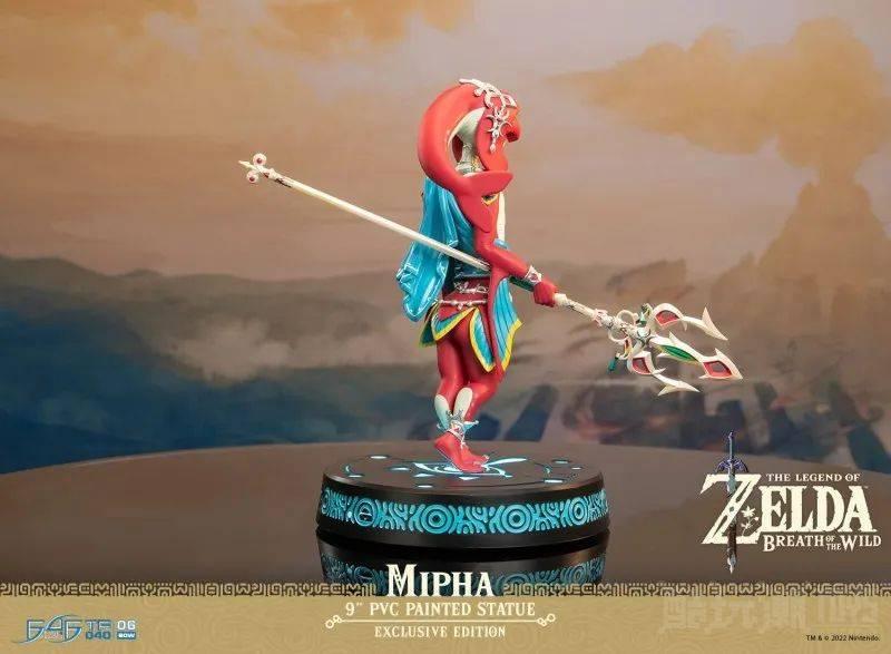 温柔坚强的卓拉族公主！First 4 Figures《塞尔达传说旷野之息》米法 MIPHA 9吋PVC立体人形 -1
