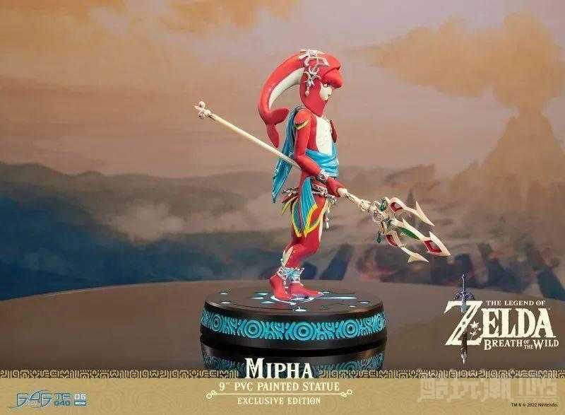温柔坚强的卓拉族公主！First 4 Figures《塞尔达传说旷野之息》米法 MIPHA 9吋PVC立体人形 -1