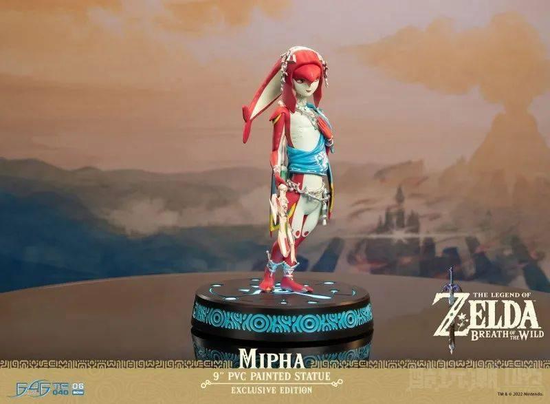 温柔坚强的卓拉族公主！First 4 Figures《塞尔达传说旷野之息》米法 MIPHA 9吋PVC立体人形 -1