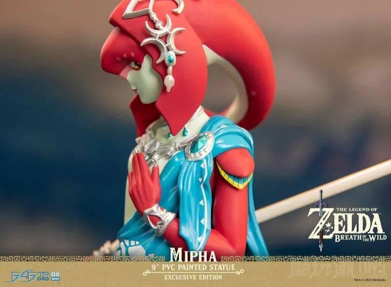 温柔坚强的卓拉族公主！First 4 Figures《塞尔达传说旷野之息》米法 MIPHA 9吋PVC立体人形 -1