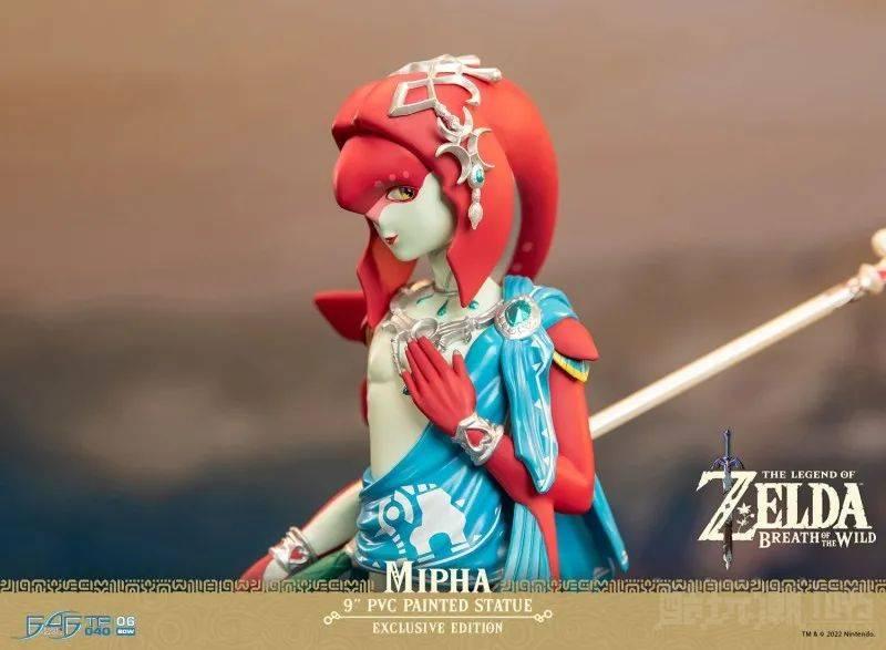 温柔坚强的卓拉族公主！First 4 Figures《塞尔达传说旷野之息》米法 MIPHA 9吋PVC立体人形 -1