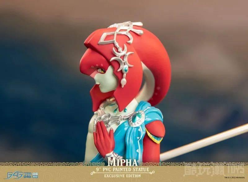 温柔坚强的卓拉族公主！First 4 Figures《塞尔达传说旷野之息》米法 MIPHA 9吋PVC立体人形 -1