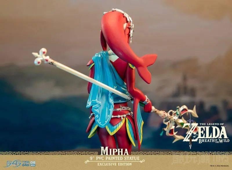 温柔坚强的卓拉族公主！First 4 Figures《塞尔达传说旷野之息》米法 MIPHA 9吋PVC立体人形 -1