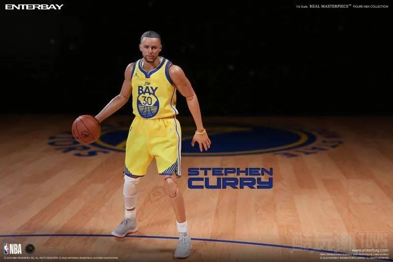 ENTERBAY NBA系列 Real Masterpiece 史蒂芬库里 Stephen Curry 1/6比例 立体可动人形 -1