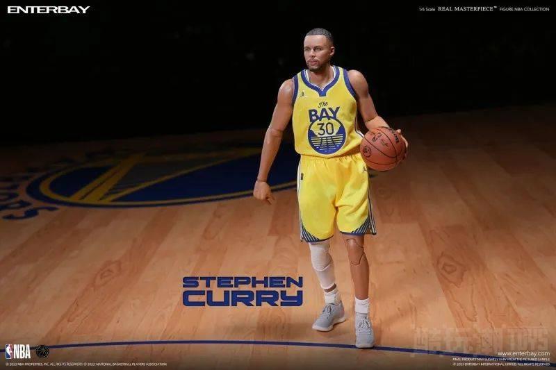 ENTERBAY NBA系列 Real Masterpiece 史蒂芬库里 Stephen Curry 1/6比例 立体可动人形 -1
