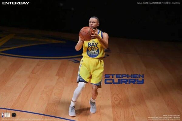 ENTERBAY NBA系列 Real Masterpiece 史蒂芬库里 Stephen Curry 1/6比例 立体可动人形
