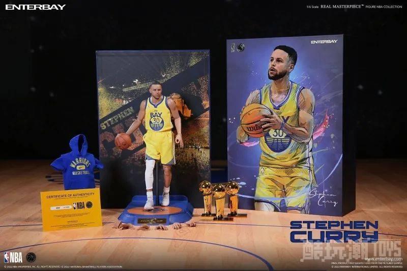 ENTERBAY NBA系列 Real Masterpiece 史蒂芬库里 Stephen Curry 1/6比例 立体可动人形 -1