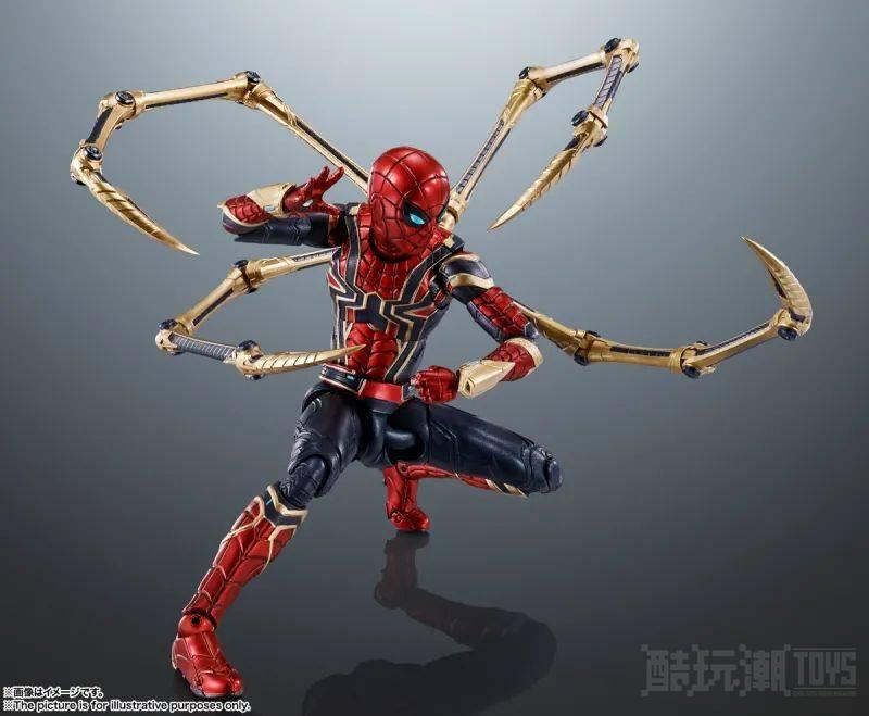 S.H.Figuarts《蜘蛛侠：英雄无归》钢铁蜘蛛 全新金属配色再登场！ -1