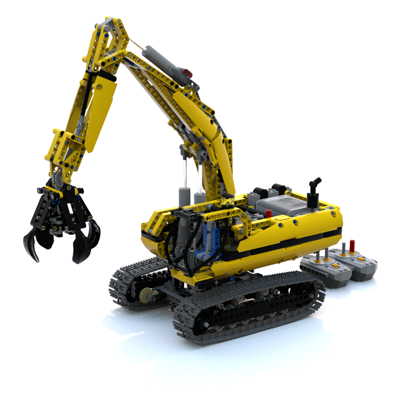 改装8043抓斗式起重机挖掘机 Modification 8043 Grab Crane Excavator -1