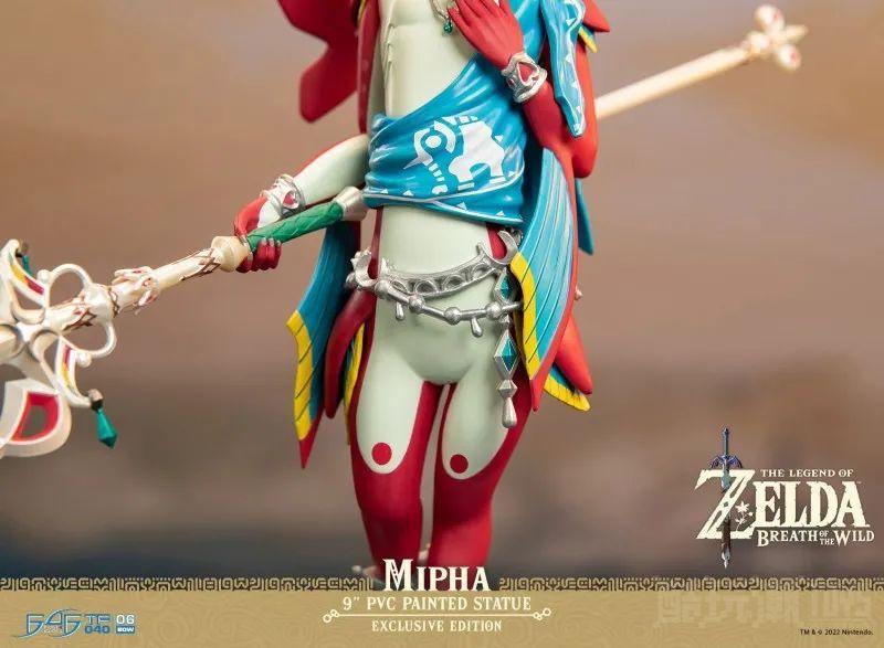 温柔坚强的卓拉族公主！First 4 Figures《塞尔达传说旷野之息》米法 MIPHA 9吋PVC立体人形 -1