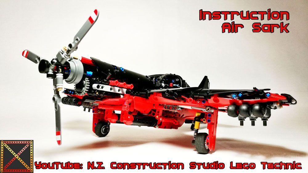 飞行器-轰炸机MK.II乐高技术Aircraft-Fighter Bomber MK.II Lego Technic -1