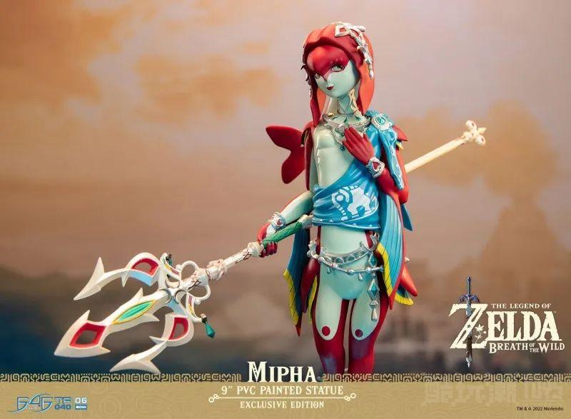 温柔坚强的卓拉族公主！First 4 Figures《塞尔达传说旷野之息》米法 MIPHA 9吋PVC立体人形 -1