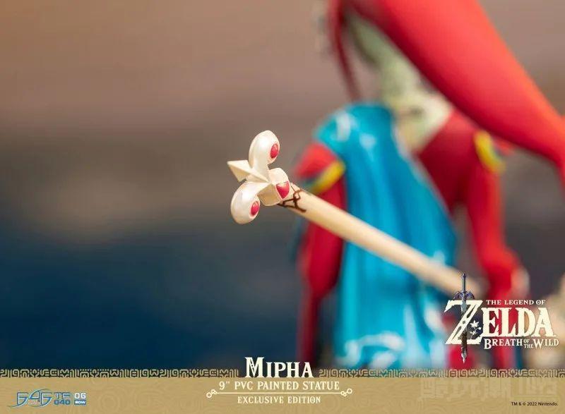 温柔坚强的卓拉族公主！First 4 Figures《塞尔达传说旷野之息》米法 MIPHA 9吋PVC立体人形 -1