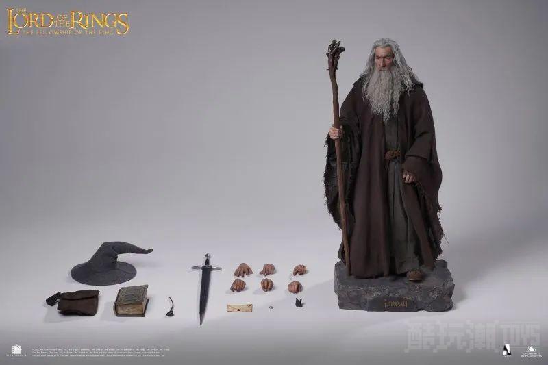 Queen Studios INART《魔戒》甘道夫（Gandalf）1/6 比例收藏级人偶 传神再现灰袍圣徒面容！ -1