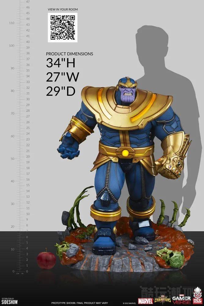 PCS《MARVEL 英雄大乱斗》灭霸（Thanos）1/3 比例全身雕像 蹂躏一切的疯狂泰坦大魄力降临！ -1