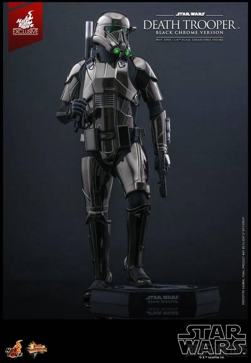 Hot Toys《星际大战》帝国死亡部队士兵 黑色电镀版 1/6 比例收藏级人偶 -1