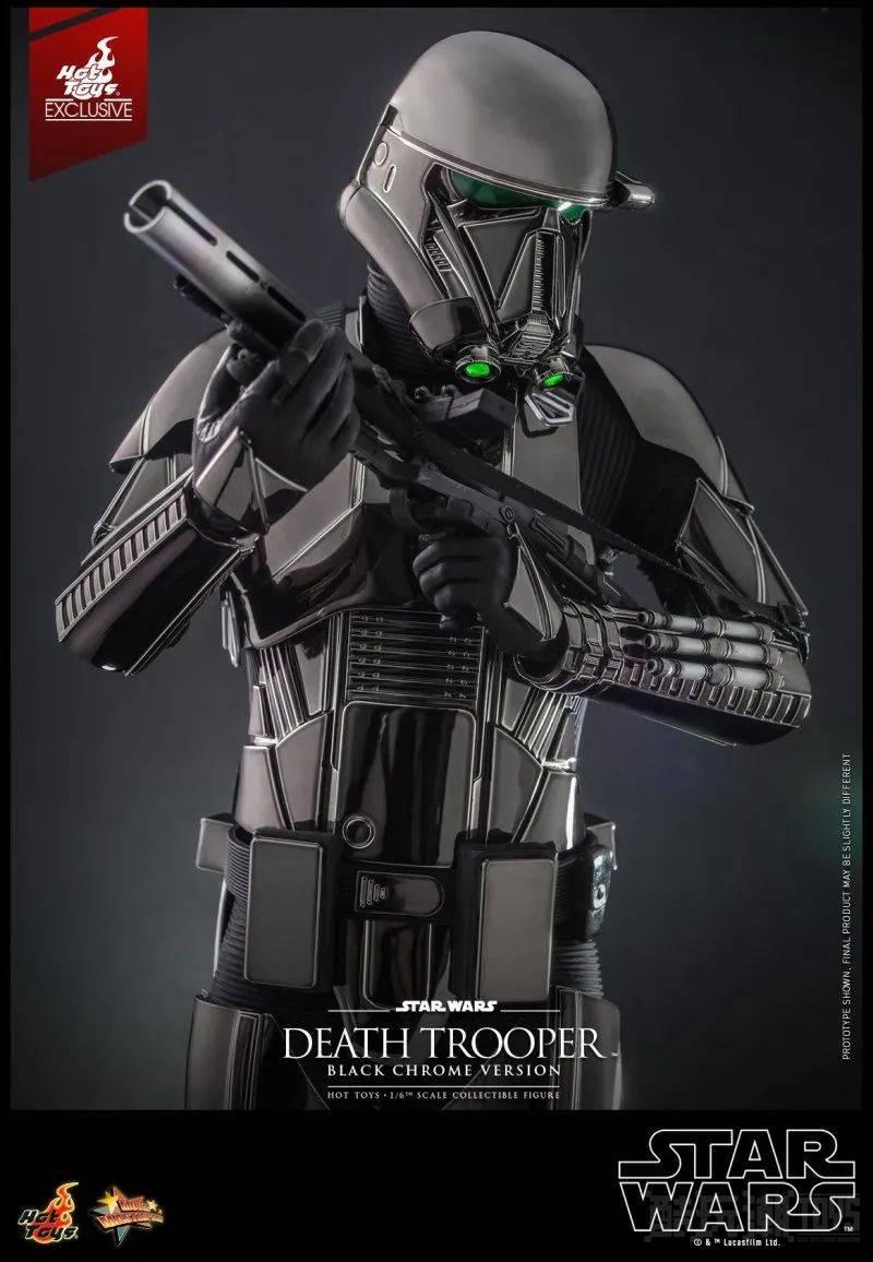 Hot Toys《星际大战》帝国死亡部队士兵 黑色电镀版 1/6 比例收藏级人偶 -1