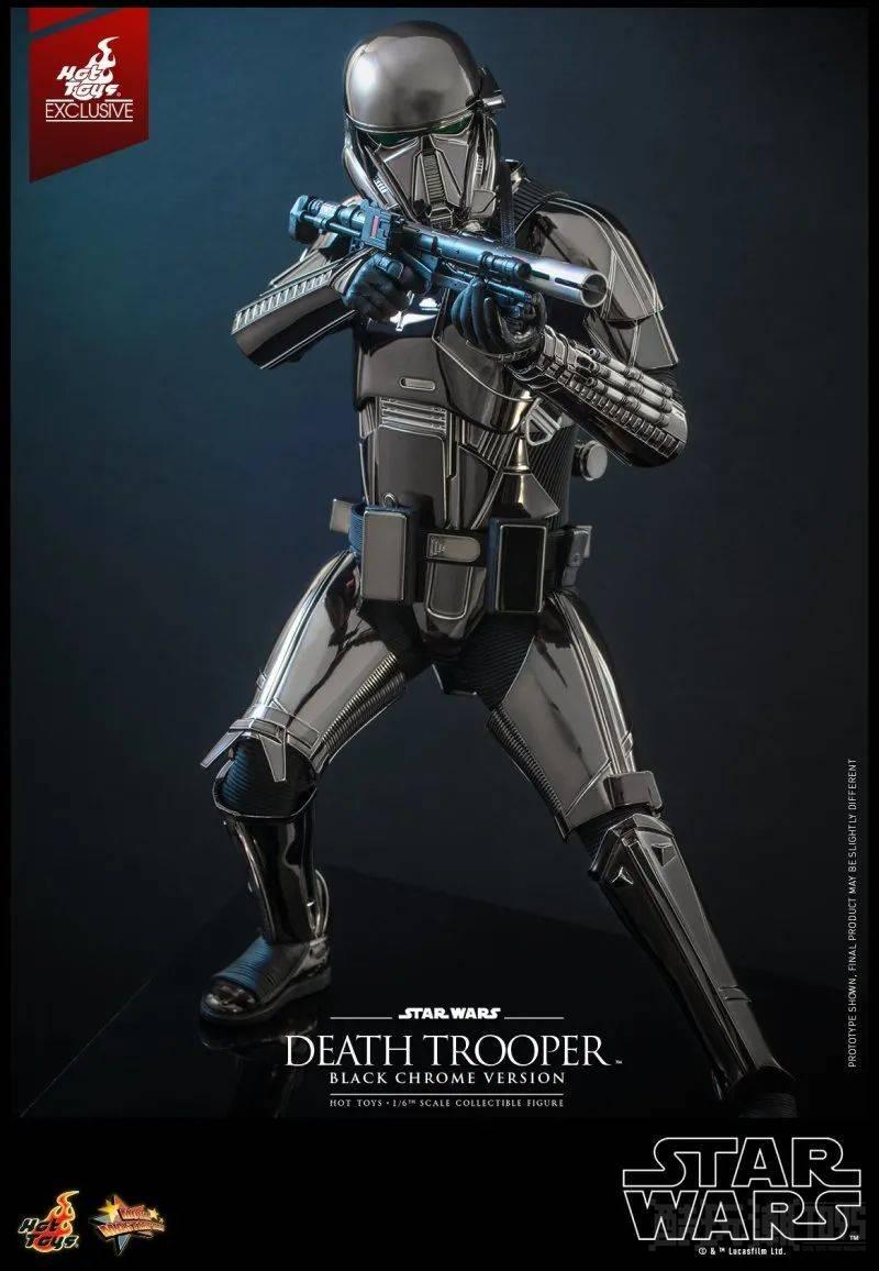 Hot Toys《星际大战》帝国死亡部队士兵 黑色电镀版 1/6 比例收藏级人偶 -1