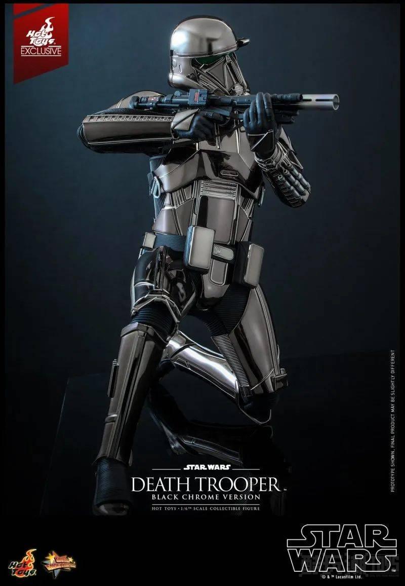 Hot Toys《星际大战》帝国死亡部队士兵 黑色电镀版 1/6 比例收藏级人偶 -1