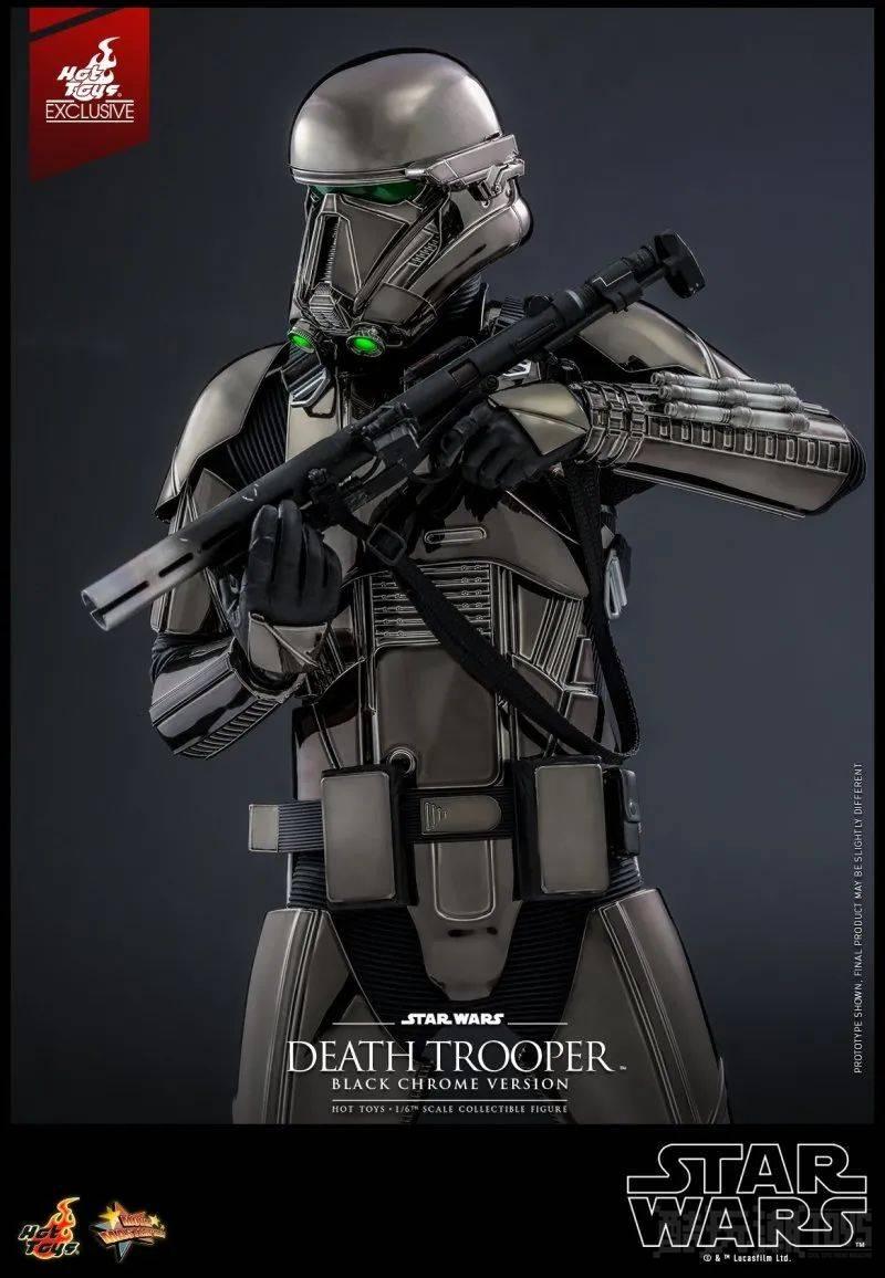 Hot Toys《星际大战》帝国死亡部队士兵 黑色电镀版 1/6 比例收藏级人偶 -1