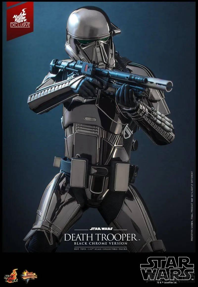 Hot Toys《星际大战》帝国死亡部队士兵 黑色电镀版 1/6 比例收藏级人偶 -1