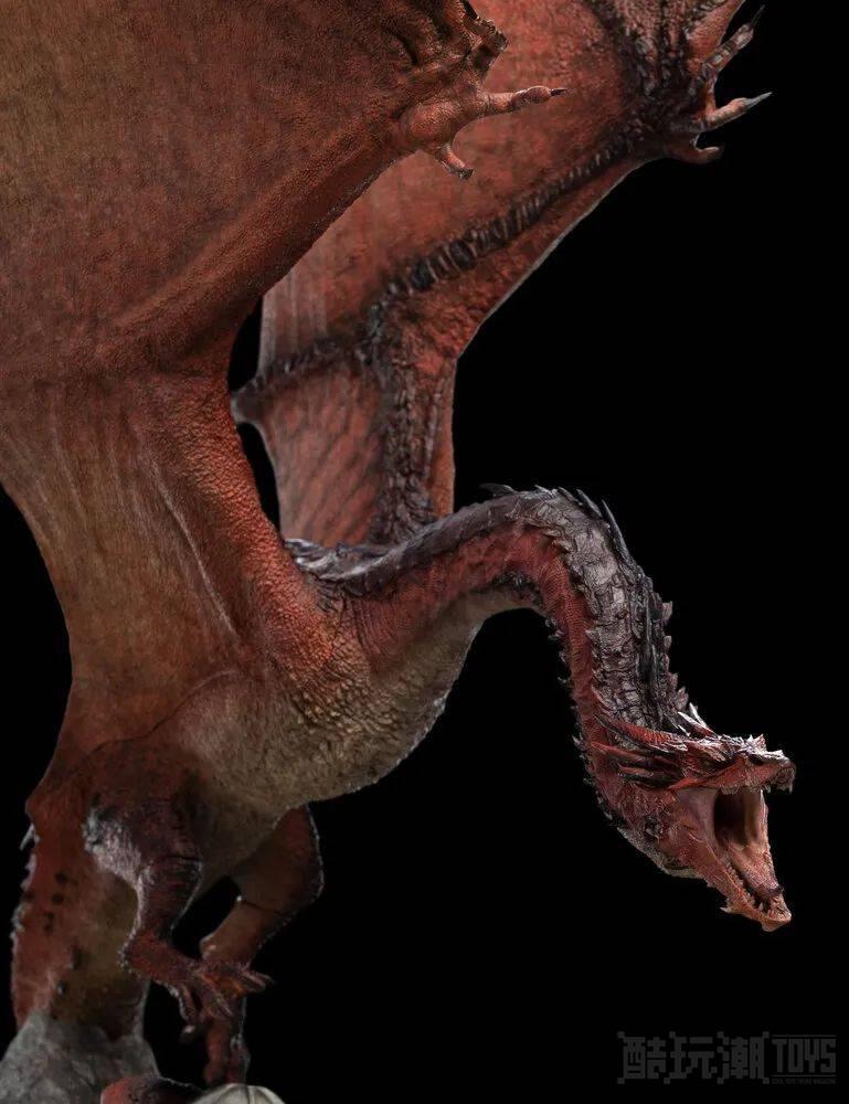 WETA《霍比特人》火龙史矛革（SMAUG THE FIRE-DRAKE）1/100 比例场景雕像 -1