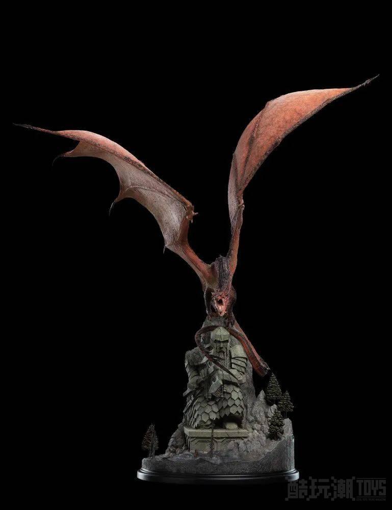 WETA《霍比特人》火龙史矛革（SMAUG THE FIRE-DRAKE）1/100 比例场景雕像 -1