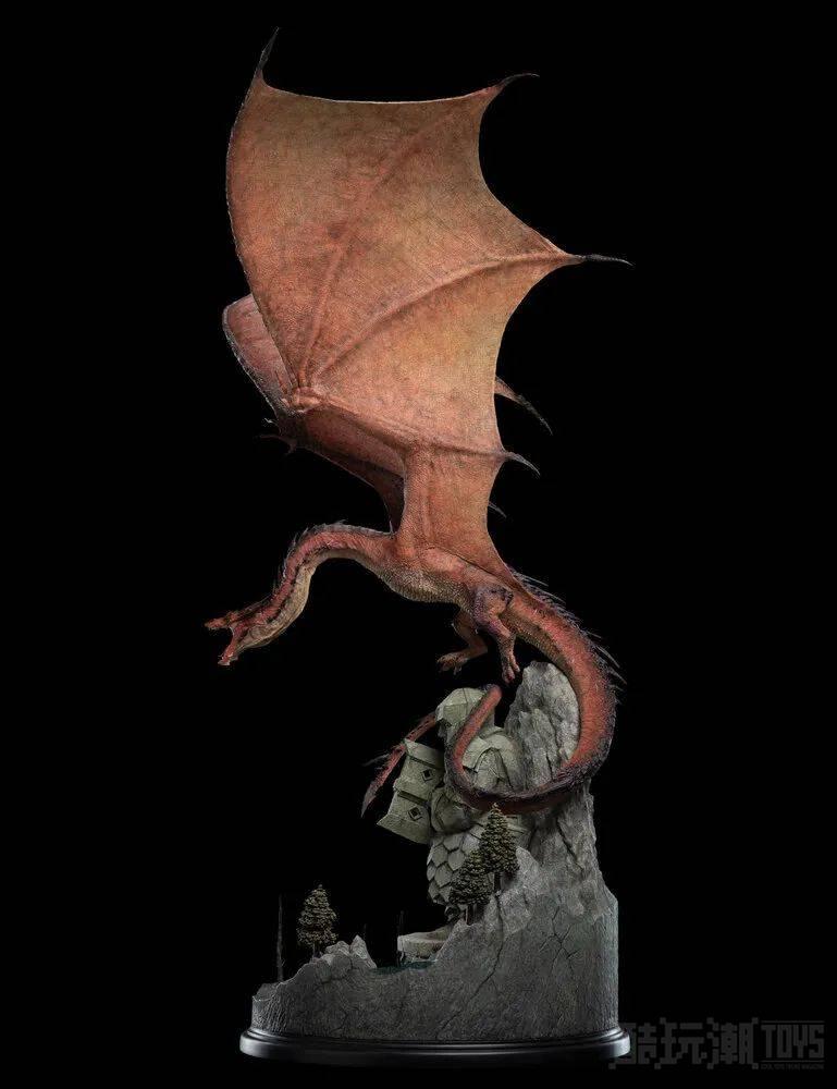 WETA《霍比特人》火龙史矛革（SMAUG THE FIRE-DRAKE）1/100 比例场景雕像 -1
