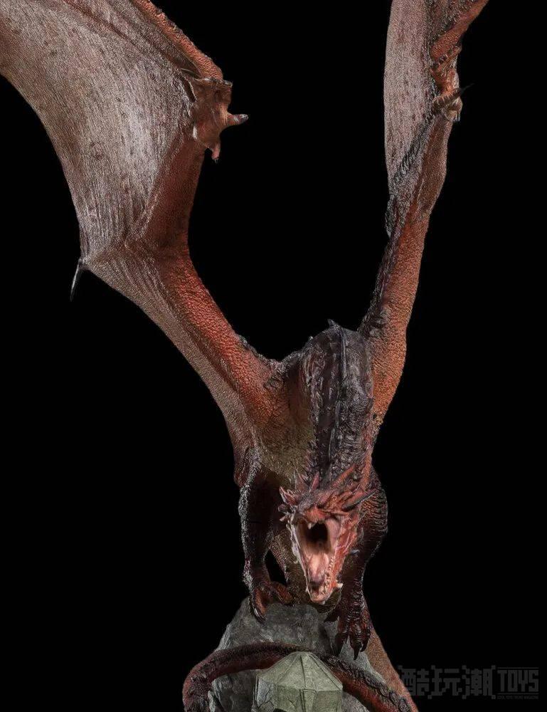 WETA《霍比特人》火龙史矛革（SMAUG THE FIRE-DRAKE）1/100 比例场景雕像 -1