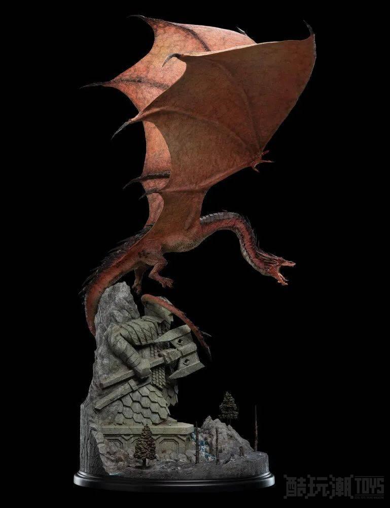 WETA《霍比特人》火龙史矛革（SMAUG THE FIRE-DRAKE）1/100 比例场景雕像 -1