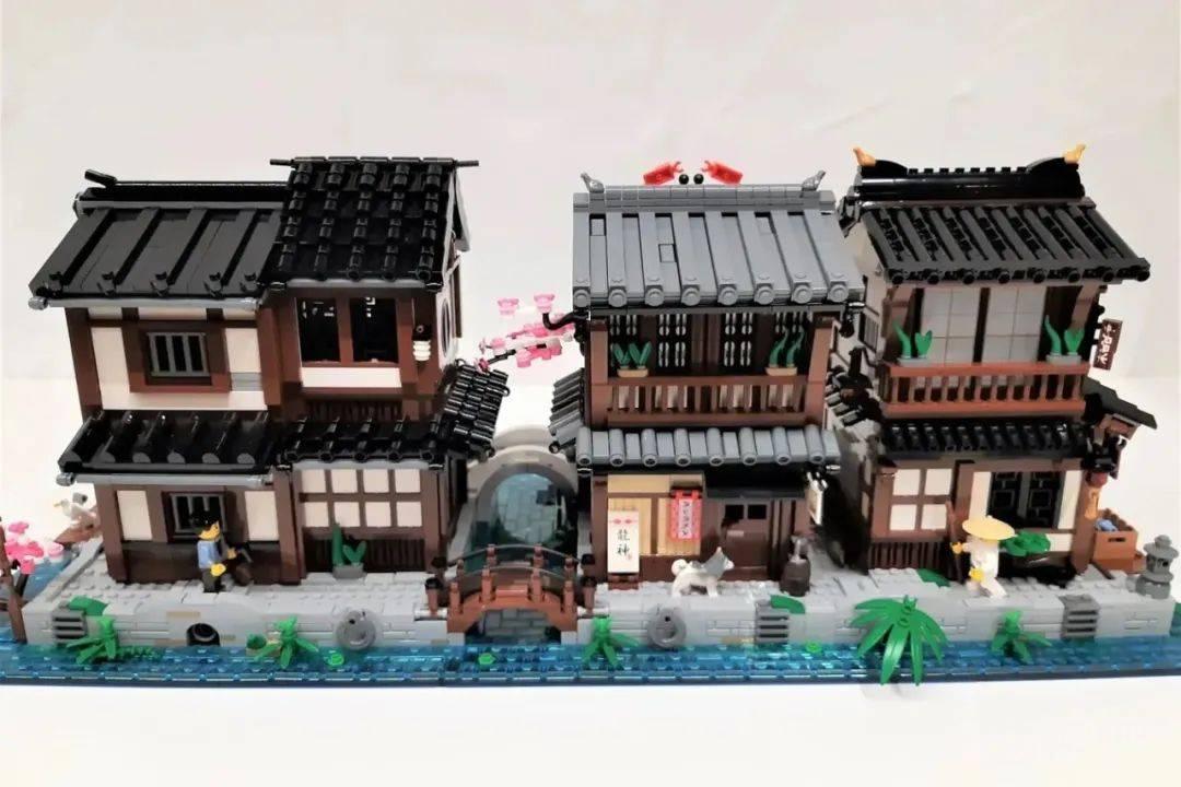 细节超丰富~乐高Ideas作品“传统日本村落”获得10000票支持 -1