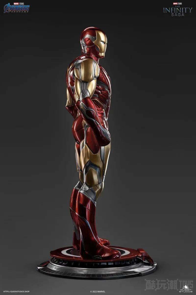 Queen Studios《复仇者联盟：终局之战》钢铁侠马克85 1:1 比例全身雕像 高达两米！ -1