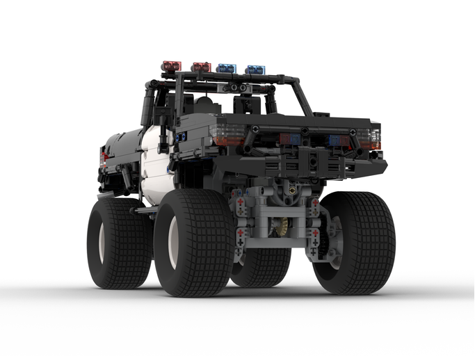 警用皮卡4x4遥控车 Police Pickup 4x4 RC -1