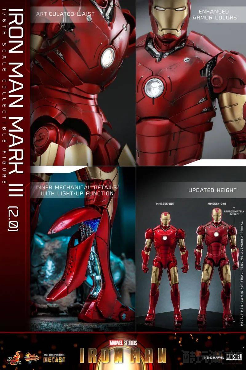 Hot Toys – MMS664D48《钢铁侠》钢铁侠马克3 2.0 版本 1/6 比例收藏级人偶 -1