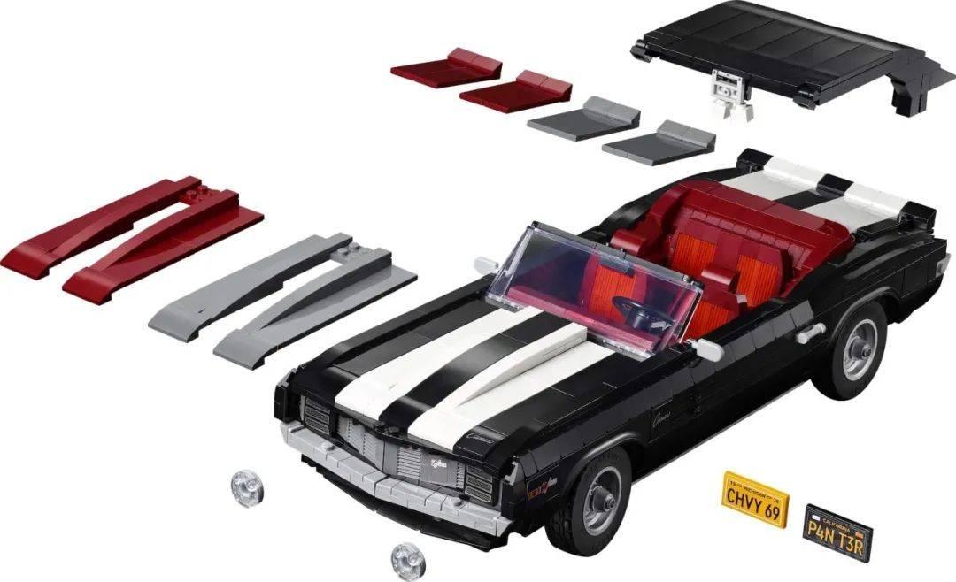 致敬1969年经典肌肉车！乐高ICONS套装10304雪佛兰Camaro Z/28正式发布！ -1